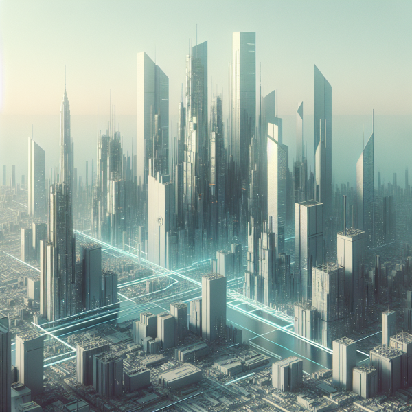 Dystopian cityscape reflecting oppression and fear
